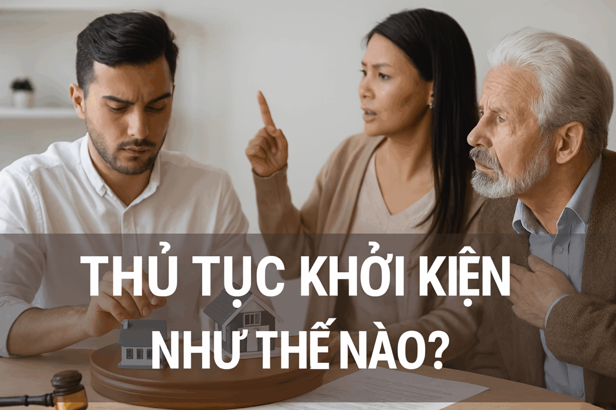 Thủ tục khởi kiện yêu cầu chia di sản thừa kế là nhà đất mới nhất năm 2025