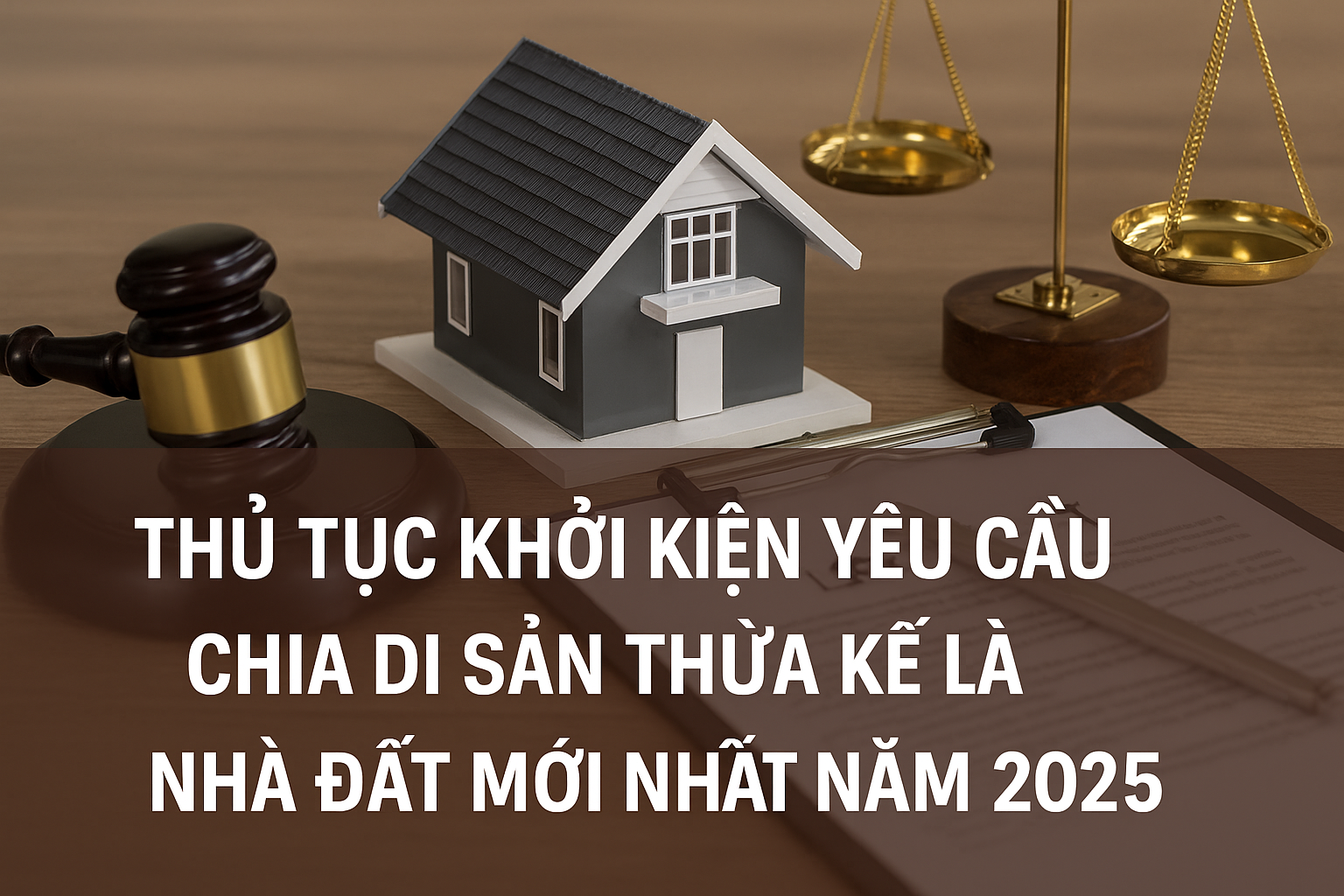 Thủ tục khởi kiện yêu cầu chia di sản thừa kế là nhà đất mới nhất năm 2025